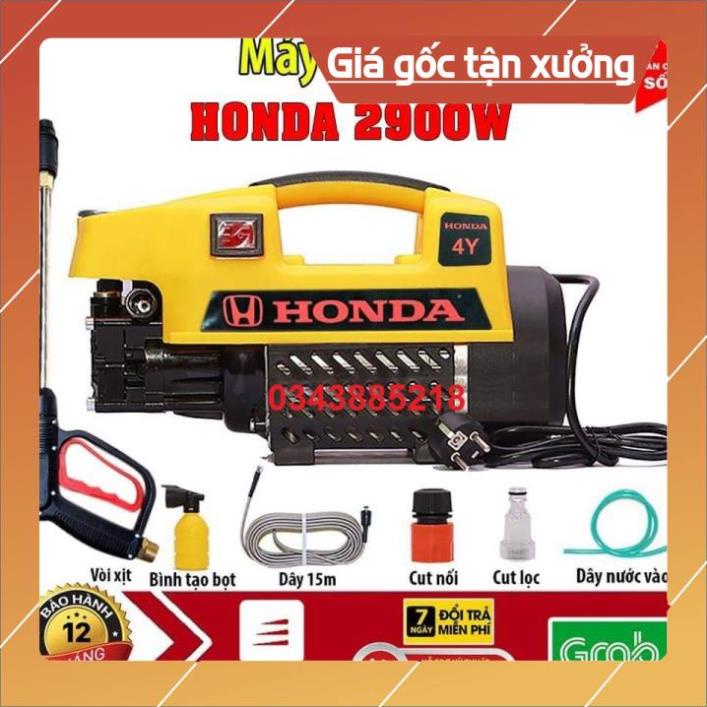 Máy rửa xe HONDA Nhật Bản công suất 2900w bảo hành 12 tháng