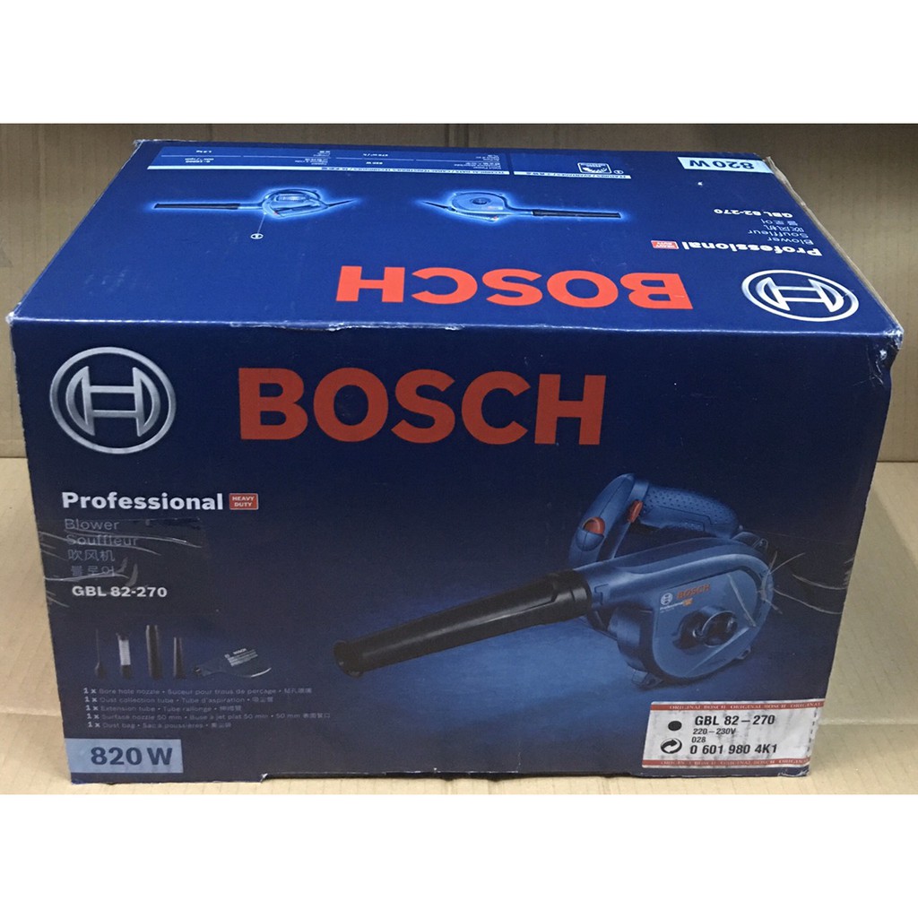Máy thổi bụi Bosch GBL 82-270/800w, bh 12 tháng