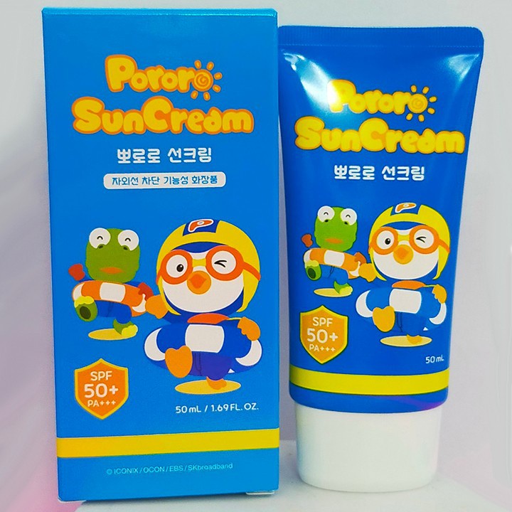 Kem chống nắng PORORO Sun Cream Korea cho bé 50ML