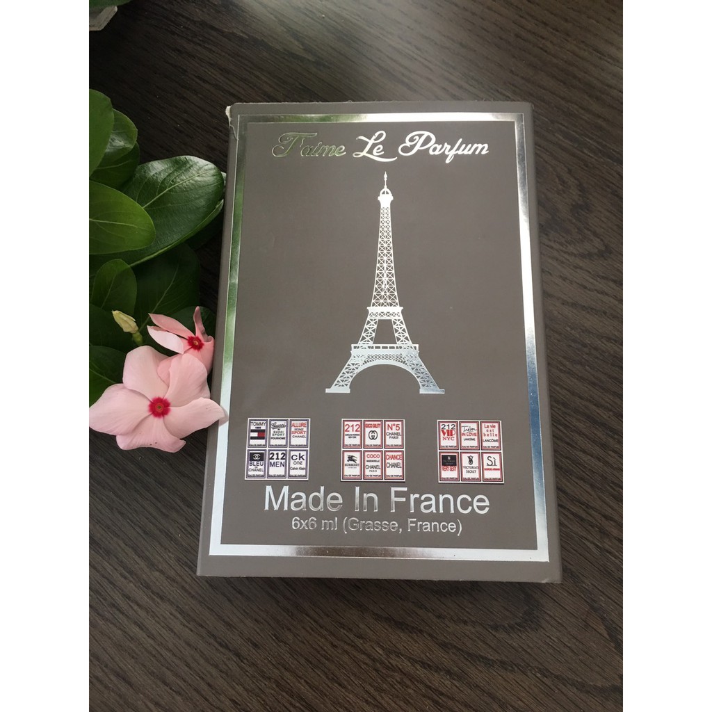 Nước hoa tháp 6 chai.