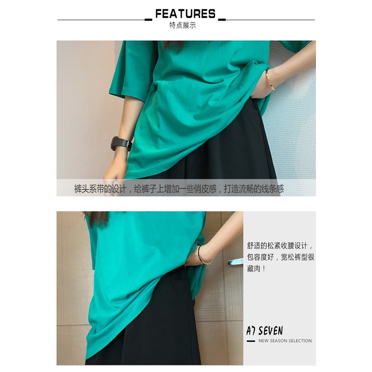 Quần short ZHELIHANGFEI dây rút vải cotton thời trang thể thao cho nữ oversize