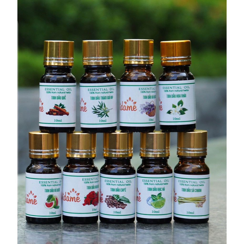 Tinh Dầu Treo Xe oto,Chai Tinh dầu thơm phòng CANIFO 10ml, sả chanh, quế, hoa lài, hoa hồng, tràm, oải hương, xả chanh