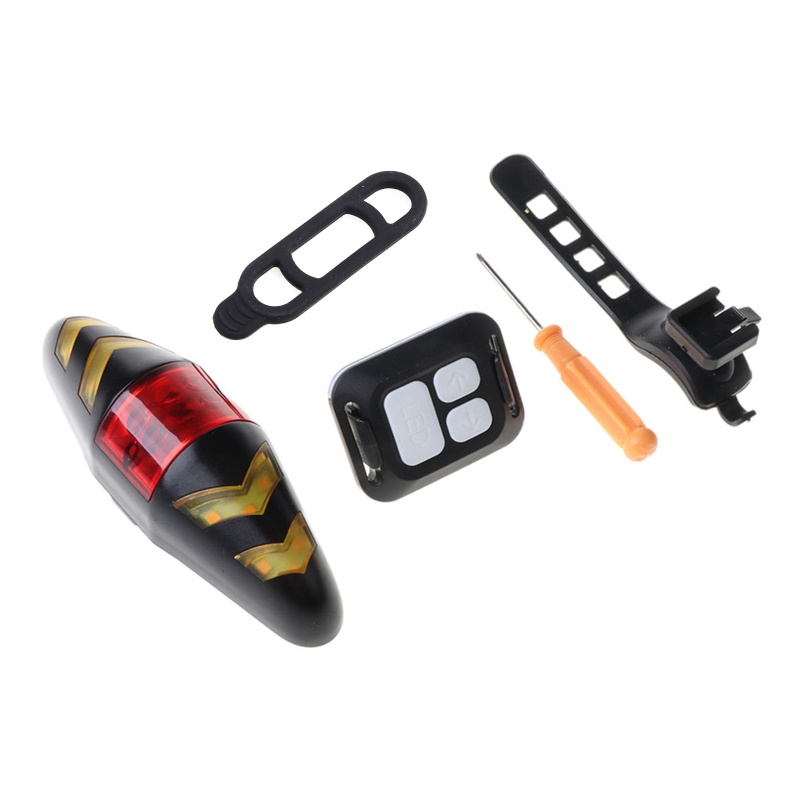 Đèn LED Tín Hiệu Rẽ Không Dây Gắn Đuôi Xe Đạp Leo Núi Điều Khiển Từ Xa Siêu Bền Chống Thấ