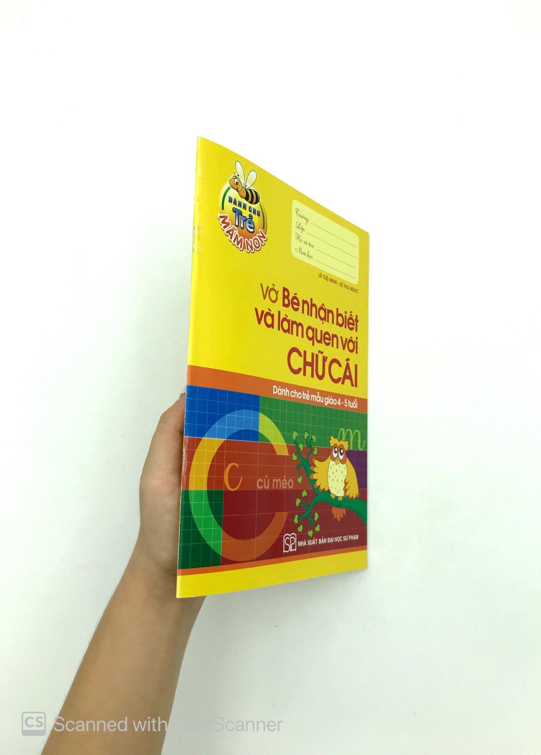 Sách Dành Cho Trẻ Mầm Non - Vở Nhận Biết Và Làm Quen Với Chữ Cái