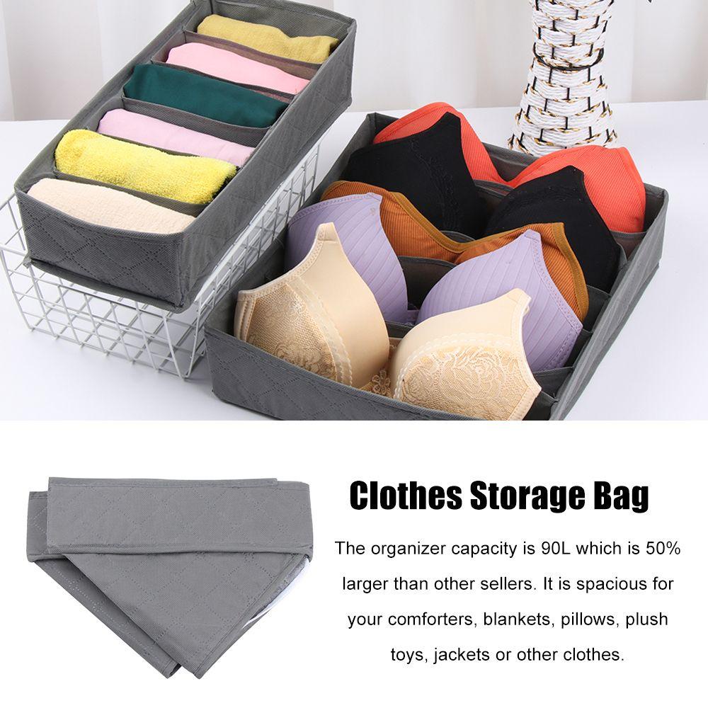 YNATURAL Coffee Color Underbed Clothes Storage Bags Dustproof Wardrobe Folding Closet Organizer Clothes Storage Bag for Pillow Quilt Blanket Bedding Non-woven Fabric Multifunctional Storage Bag Zipped Organizer Box