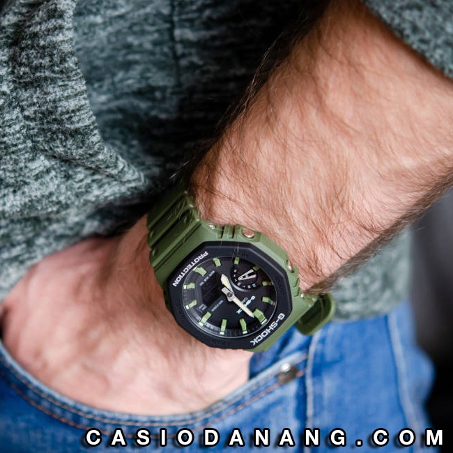 Đồng hồ nam Casio G-Shock chính hãng Anh Khuê GA-2110SU-3ADR (45mm)