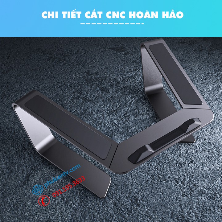 Giá Đỡ Laptop Stand Notebook Macbook Surface P49 - Kệ Đỡ Máy tính xách tay -  Hợp kim nhôm - Kiêm tản nhiệt