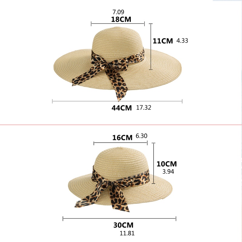 Nón Vành Rộng Chống Nắng Thời Trang Mùa Hè Cho Mẹ Và Bé