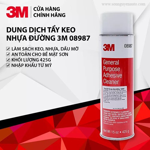 Chai xịt tẩy keo, tẩy nhựa đường 3M General Purpose Adhesive Cleaner