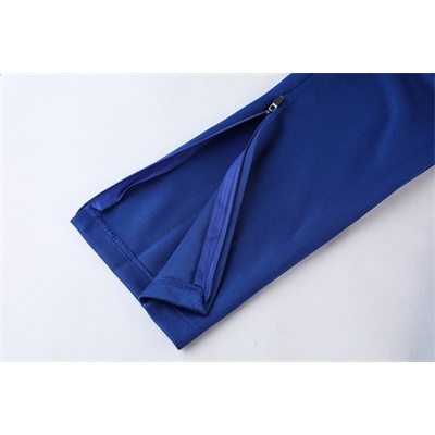 Set Đồ Thể Thao Gồm Áo Khoác Chelsea Tay Dài Và Quần Dài Có Khóa Kéo Bằng polyester Màu Xanh Dương Size S-2XL Thời Trang 2022-23 Cho Nam