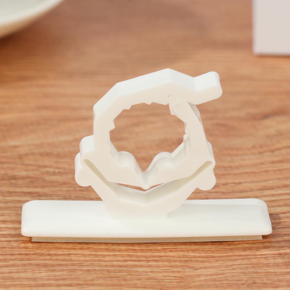 WTTLE Bộ 4 Kẹp Cố Định Dây Cáp Tự Dính Tiện Dụng