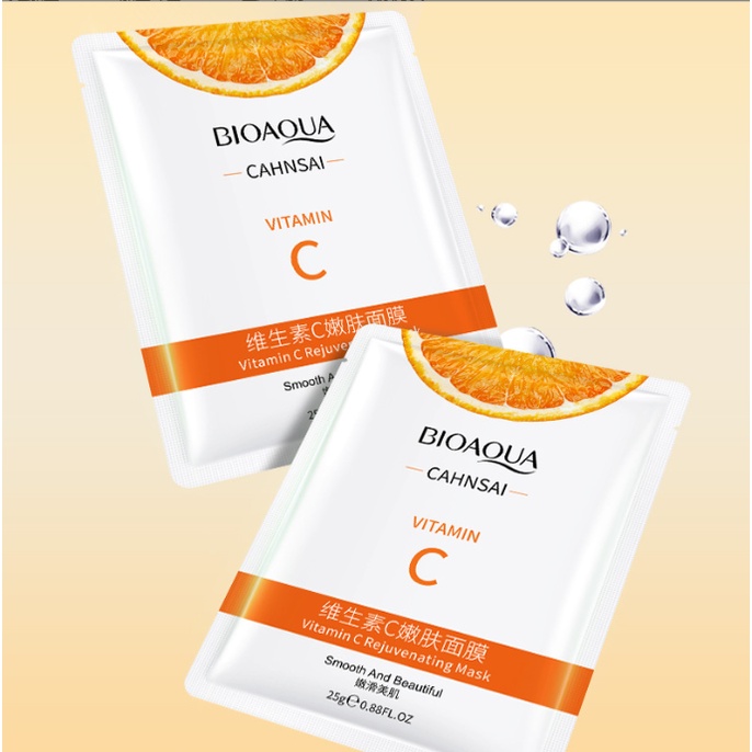 Mặt nạ vitamin C Bioaqua | WebRaoVat - webraovat.net.vn