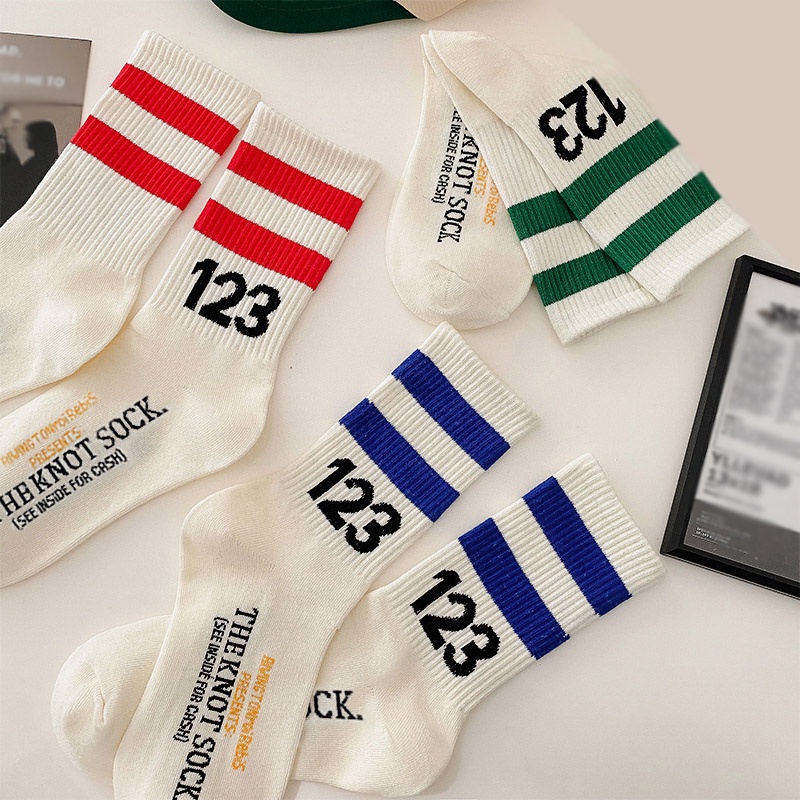 Đôi Vớ Cotton Ấm Áp Thoải Mái Thời Trang Hàn Quốc Cho Nữ