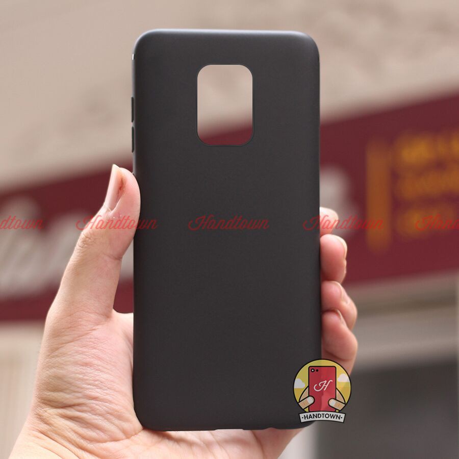 Combo Ốp Dẻo Đen, Cường Lực Viền Mỏng, Dán Cacbon Dành Cho Xiaomi Redmi Note 9S