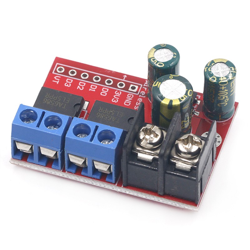 1 Mô Đun Điều Khiển Tốc Độ Động Cơ Kép 5A 3V-14V PWM Siêu l298n5ad