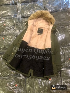 Áo parka pull & b e a r