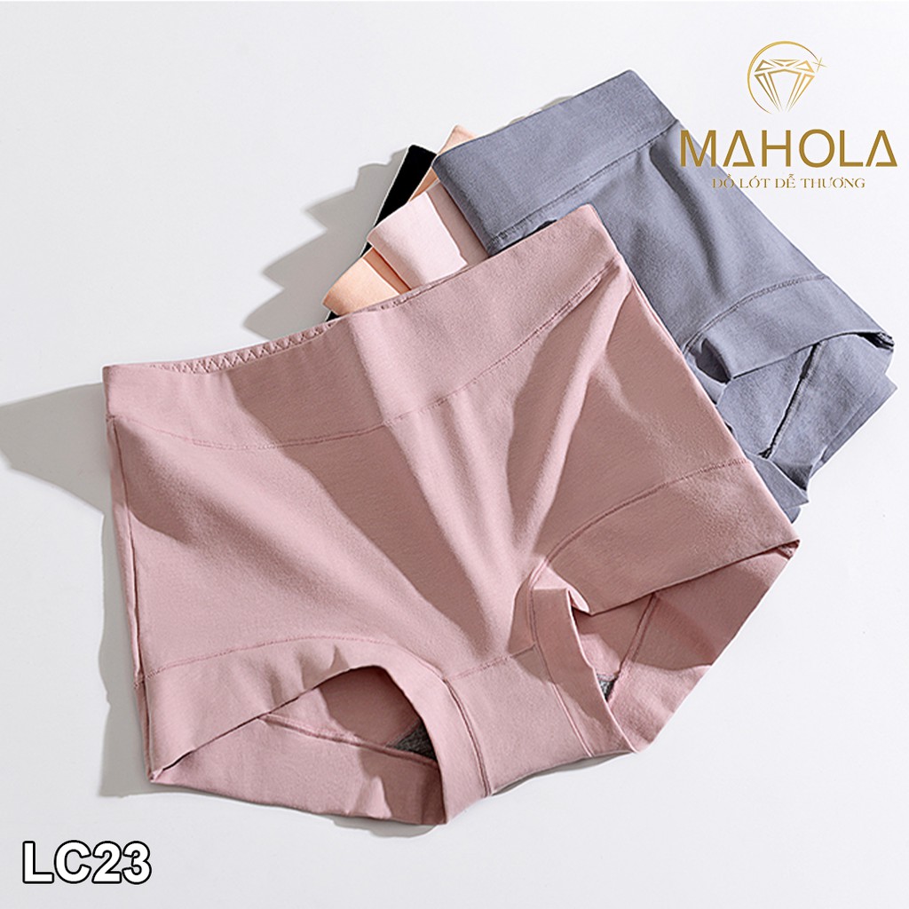 [Mã FAMALLT5 giảm 15% đơn 150k] Sét quần lót cotton lưng cao trên rốn nâng mông Mahola LC23