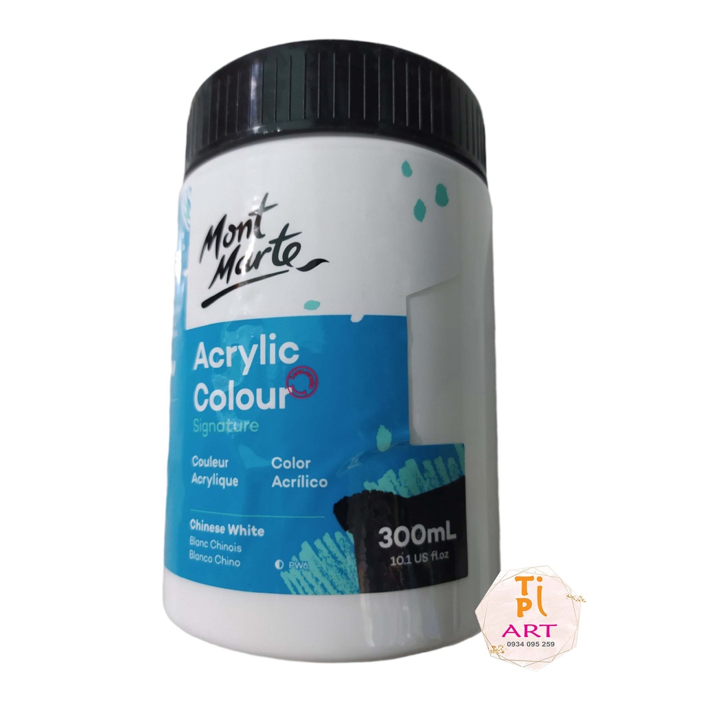 [BinhDuong] Màu Acrylic Mont Marte 300ml vẽ giày, áo, vải, tường, gốm sứ chính hãng Australia