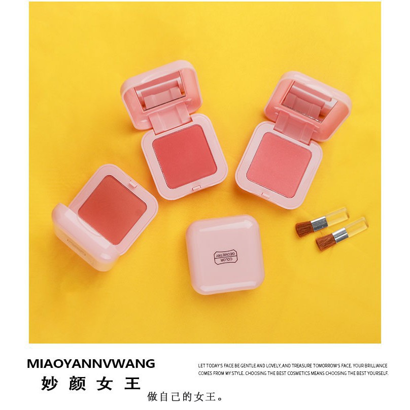 Phấn Má Hồng Đơn Sắc Lameila Novo Blusher Color Geometry Gốm Vitality Blush Chính Hãng