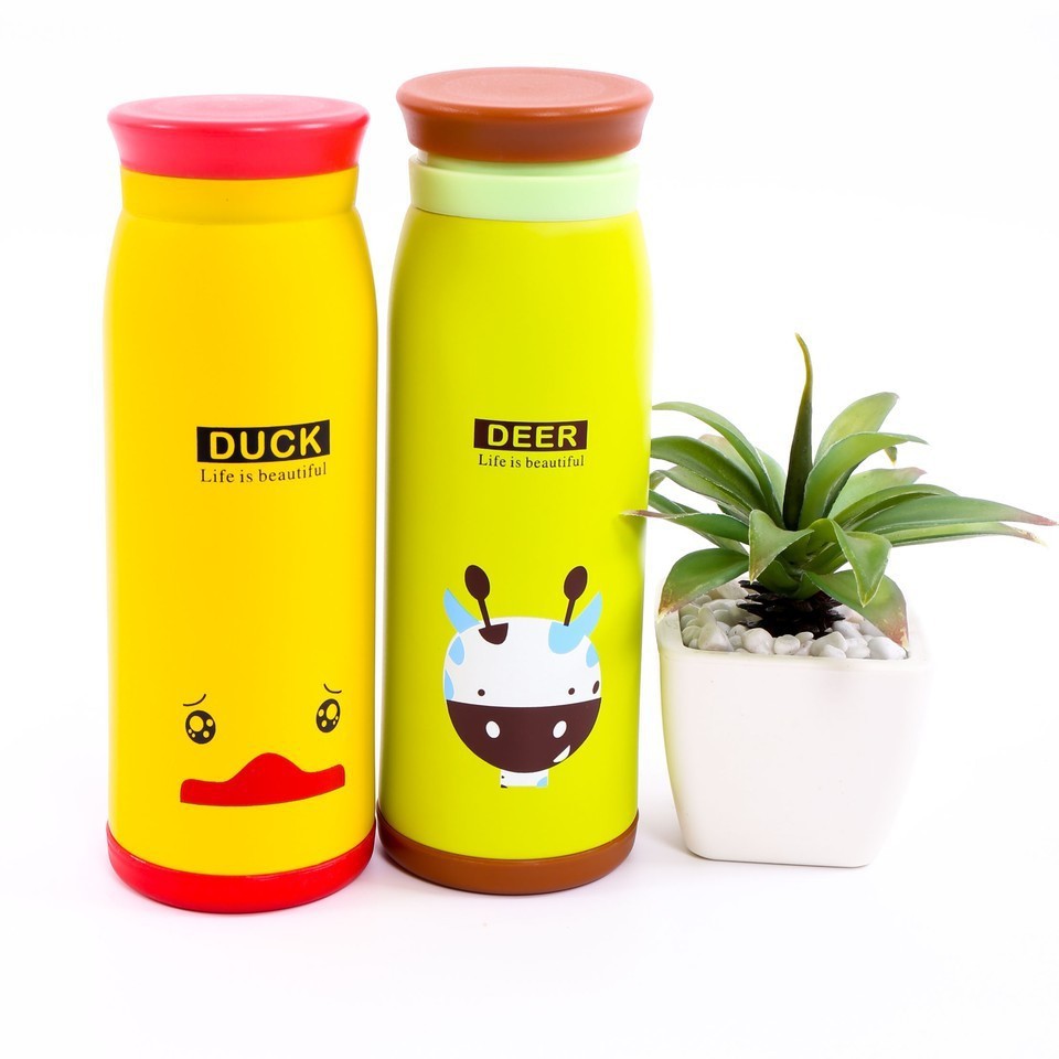 Bình giữ nhiệt hình thú 500ml- 350ml - Giao hàng mẫu ngẫu nhiên