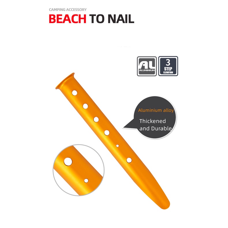 1 Cọc Dựng Lều Hình Chữ U 31cm Bằng Nhôm