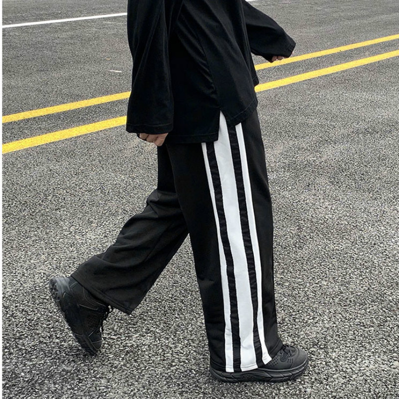 Quần thun dài 2 sọc phong cách thể thao năng động cho nam