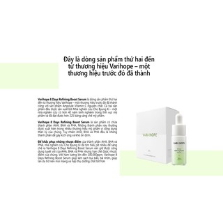 Serum AHA, BHA, PHA VariHope 8 Days Refining Boost Serum