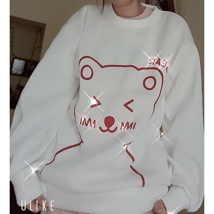 áo sweater vải nỉ lông