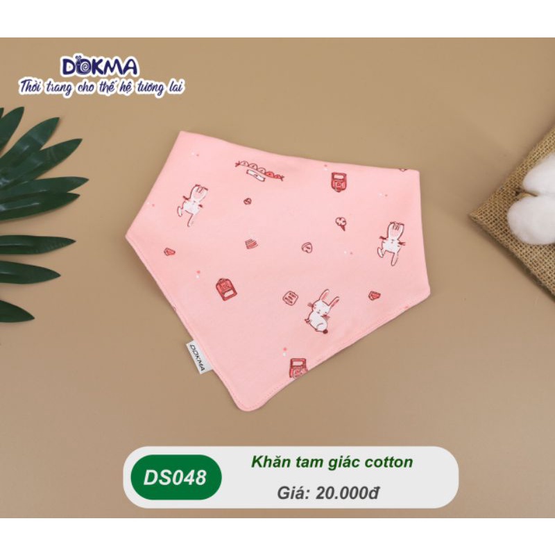 Khăn/Yếm tam giác cotton Dokma