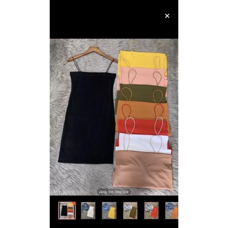 Váy body 2 dây mẫu mới siêu hot 2020 _ sexy tôn dáng _ đủ màu cho nàng năng động