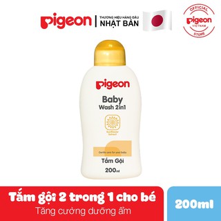 Sữa tắm gội dành cho bé Pigeon Nhật Bản 200ml