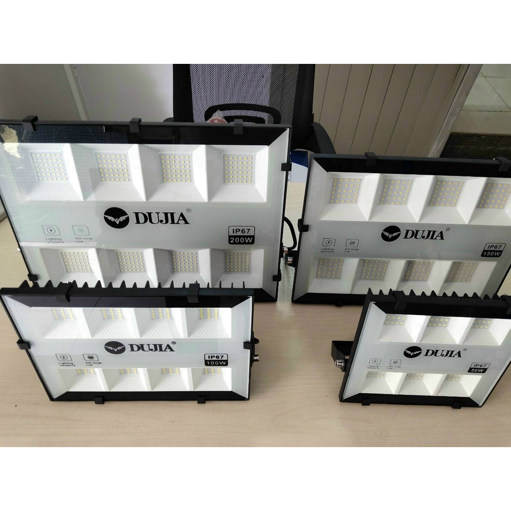 Đèn pha DUJIA IP67 ESNCO Chống nước | Công suất: 50W, 100W, 150W, 200W