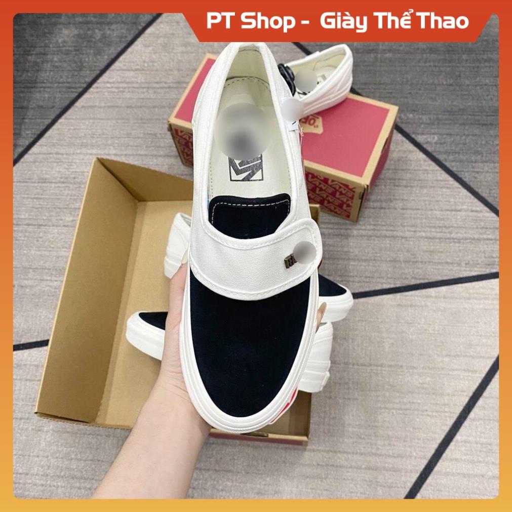 Giày thể thao Vans FOG Black and White hot trend 2022 , Giầy sneaker nam nữ Van.s đen trắng