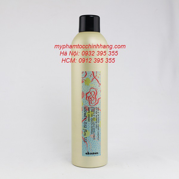 GÔM XỊT CỨNG GIỮ NẾP LÂU DÀI DAVINES EXTRA STRONG , STRONG, MEDIUM HAIRSPRAY 400ML