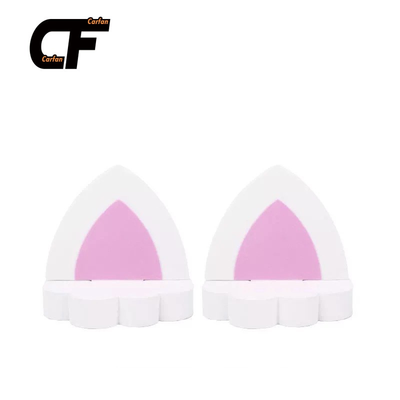 2 miếng / 1 cặp Phim hoạt hình trang trí xe hơi Phụ kiện Tai Thỏ Hồng,Mèo hồng ,Trang trí Nóc xe hơi , Gắn nóc xe hơi đáng yêu