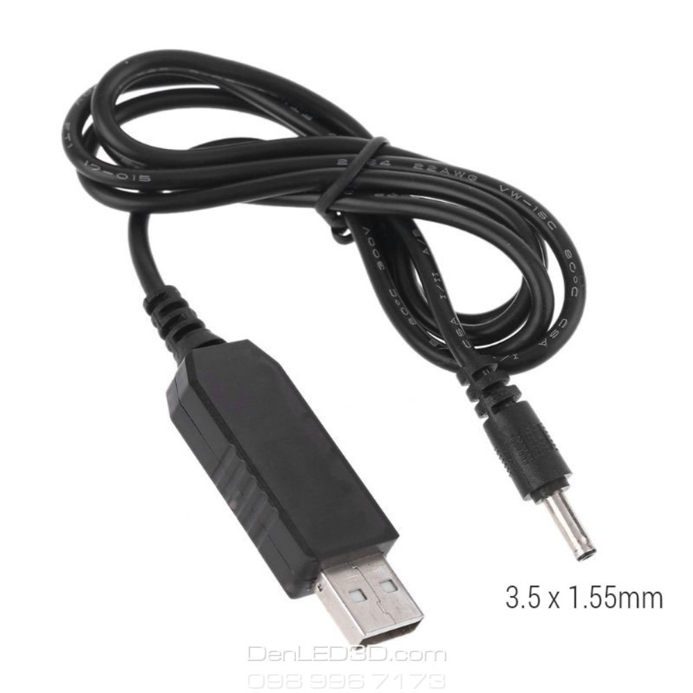 Cáp USB Tăng Áp 9V - 12V Cho Modem Khi Cúp Điện