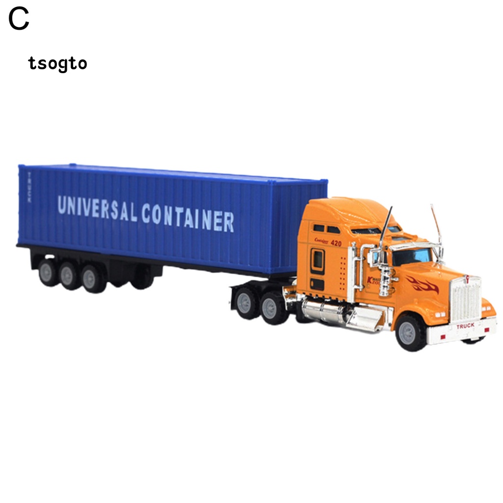 Mô Hình Xe Container Bằng Hợp Kim Không Phai Màu Dành Cho Người Lớn