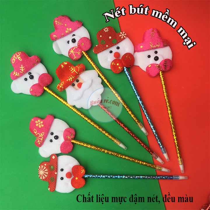 Bút bi nước hình ông già noel dễ thương  - Bút kim tuyến viết thiệp 01042