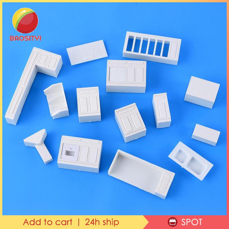 Mô Hình Tủ Bếp Mini Tỉ Lệ 1: 25 Trang Trí Nhà Búp Bê
