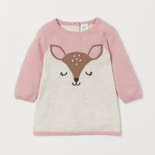 Váy len hm sz 18/24m