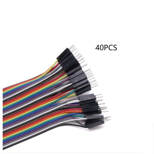 40pcs Jumper Wire 10CM 21CM 30CM Pins Male To Male Female To Female Cable Kit DIY Electron Line 2.54mm for PCB Arduino Chuyển Từ male Sang female 2.54mm diy arduino