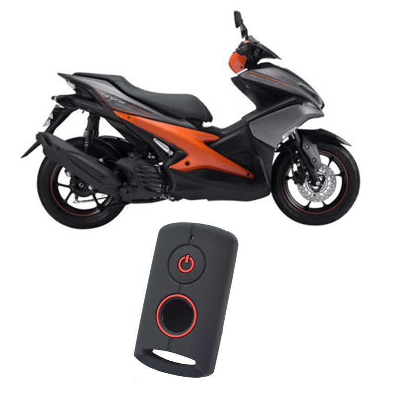 Vỏ Chìa Khóa Điều Khiển Từ Xa Màu Đen Cho Yamaha NVX155 XMAX300 QBIX AEROX JAUNS 2018 2019