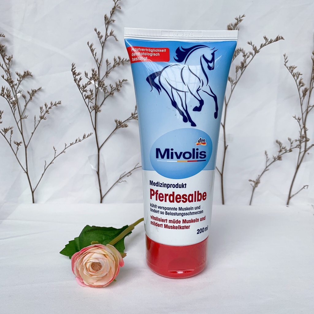 Cao ngựa xoa bóp giảm đau MIVOLIS PFERDESALBE tuýp 200ml