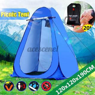 Lều tắm một người di động đảm bảo riêng tư kèm túi đựng dùng khi cắm trại/câu cá