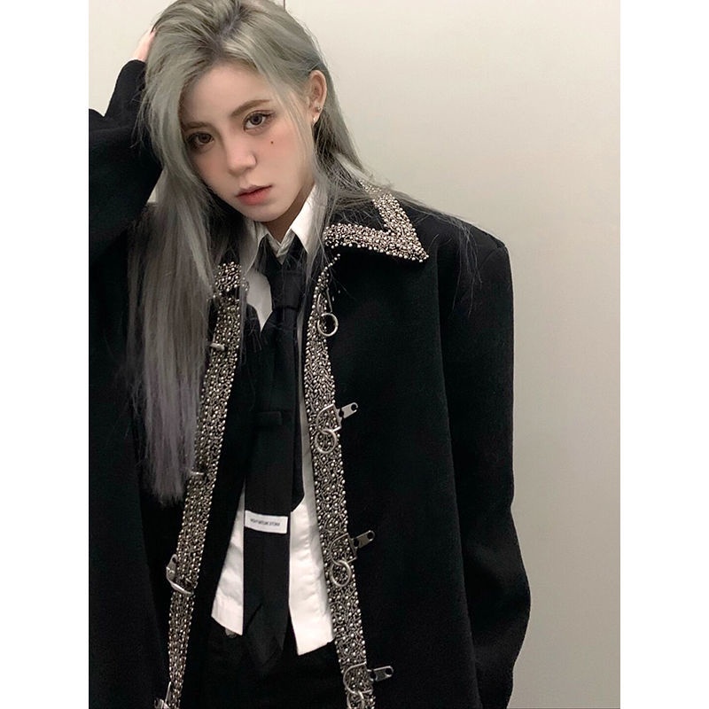 Áo khoác vest cardigan nhỏ phong cách Hepburn phương Tây mùa xuân thịnh hành 2022 cho nữ