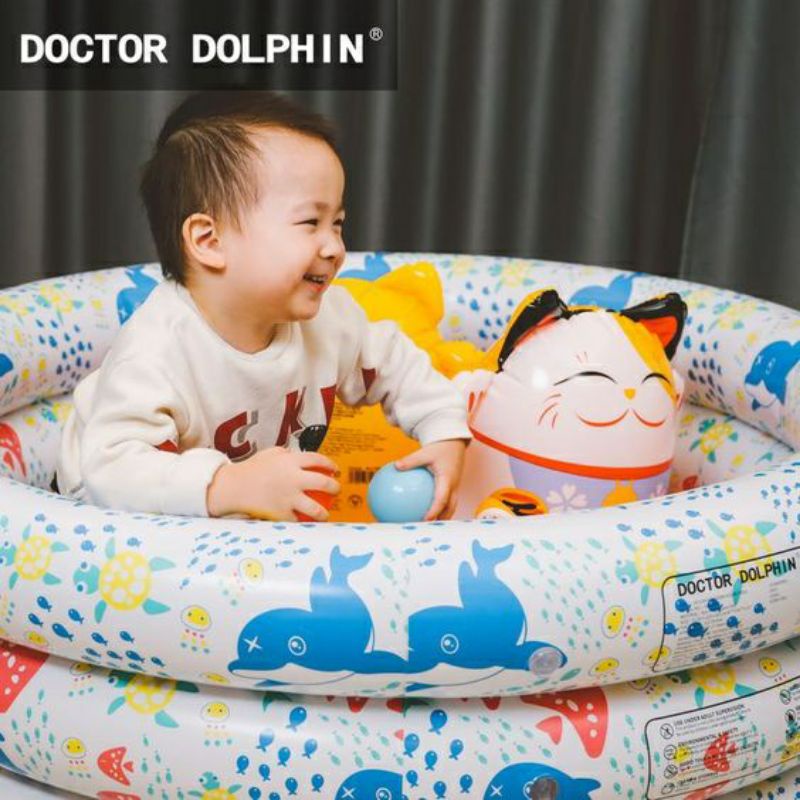 [Tặng 20 bóng] Bể bơi tròn 3 tầng Doctor Dolphin cho bé