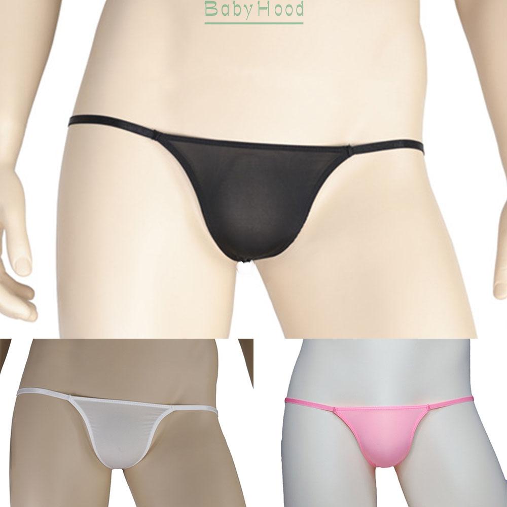 Sissy Mens Sexy T-back Bikini Thong Low-Rise G-String Briefs Lingerie Underwear#BBHOOD