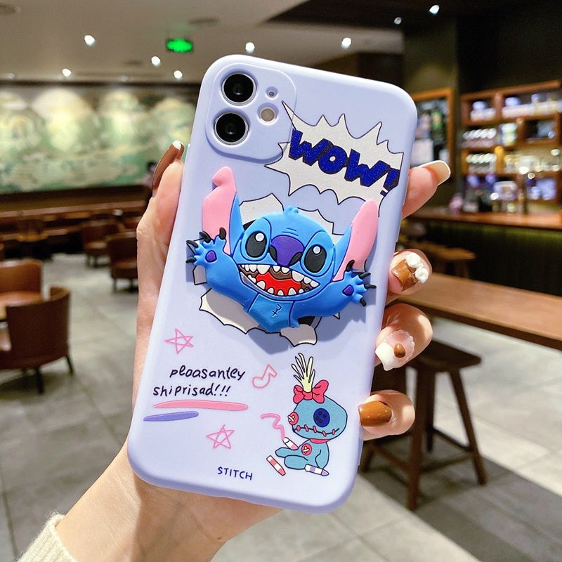 Ốp Điện Thoại In Hoạt Hình Stitch Đáng Yêu Cho Iphone11 12promax