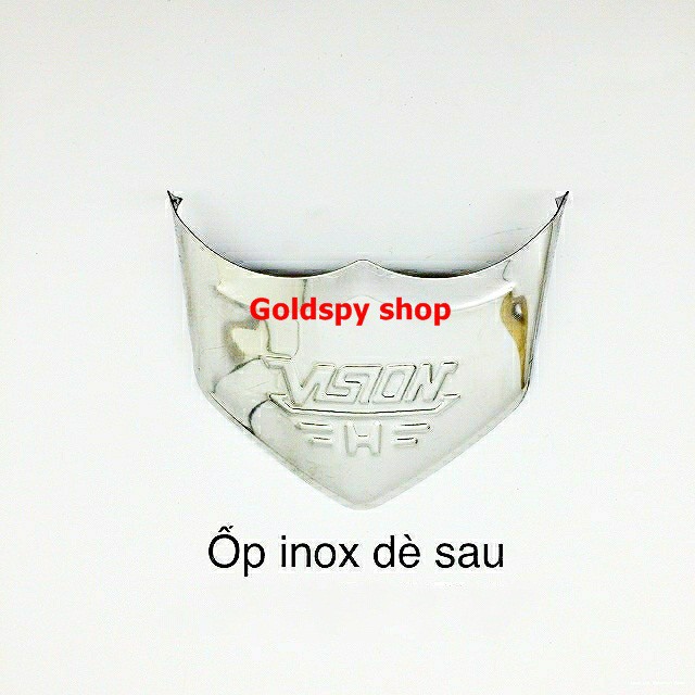 Ốp inox dè trước + dè sau (bọc mõm- đuôi) các loại xe