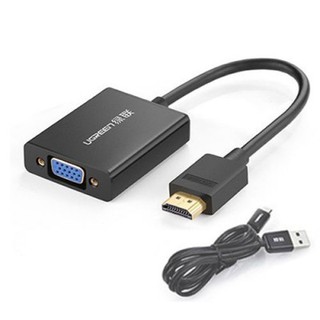 Cáp chuyển đổi hdmi sang vga có audio ugreen 40233